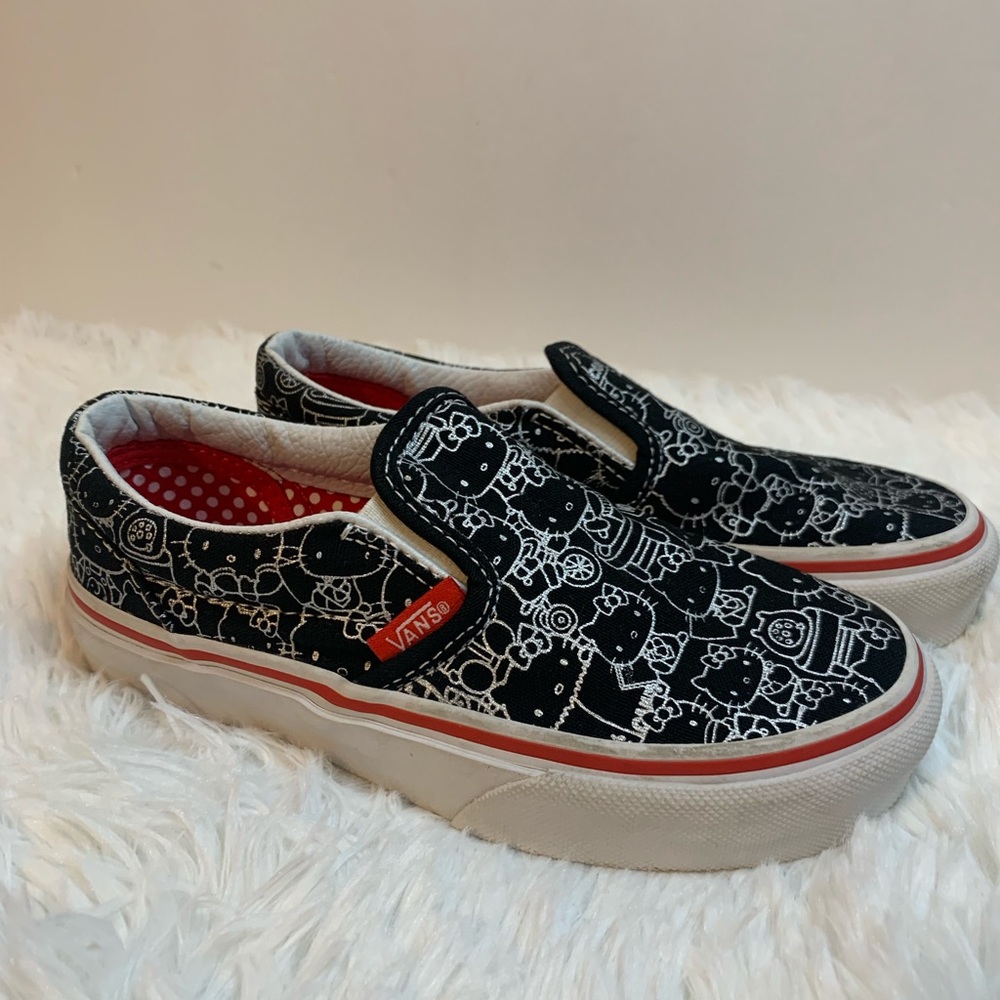 Kids Vans Hello Kitty Slip On Size 11